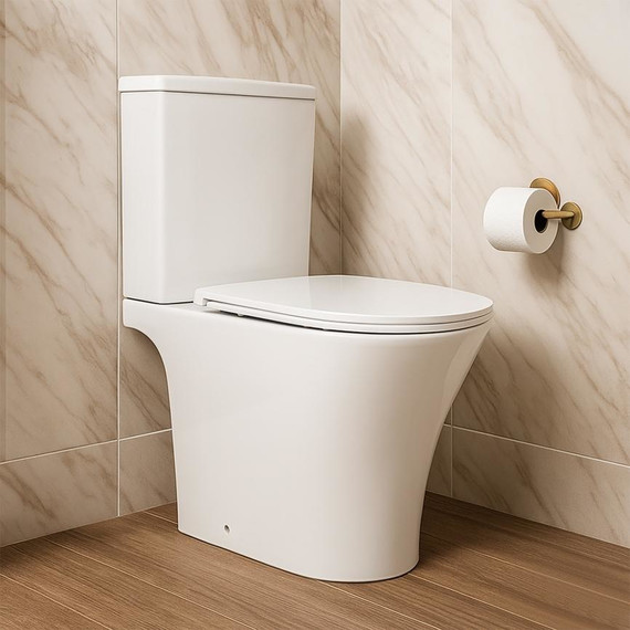 Унитаз-компакт безободковый AN Star с крышкой микролифт фото 17