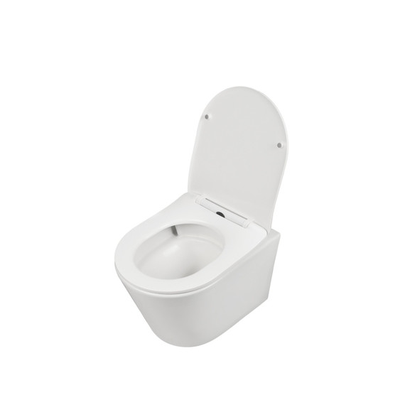 Инсталляция с подвесным безободковым унитазом AN Atria сиденье микролифт, крепление (система смыва Торнадо) фото 15