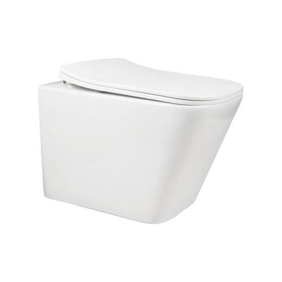 Инсталляция с подвесным безободковым унитазом AN Iron сиденье микролифт, крепление фото 3