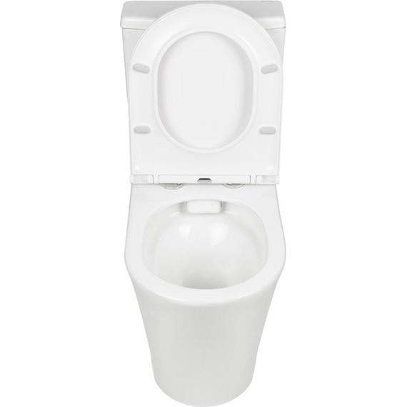 Унитаз-компакт безободковый AN Star с крышкой микролифт фото 7