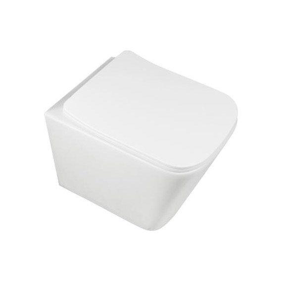 Инсталляция с подвесным безободковым унитазом AN Iron сиденье микролифт, крепление фото 2