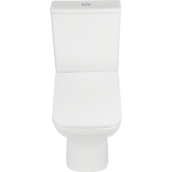 Унитаз-компакт безободковый AN Stone с крышкой микролифт фото 5