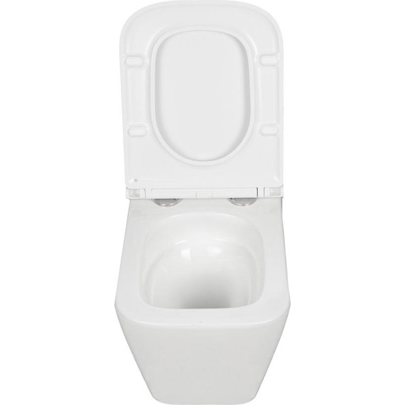 Унитаз подвесной безободковый AN Bitt с крышкой микролифт (система смыва Торнадо) фото 6