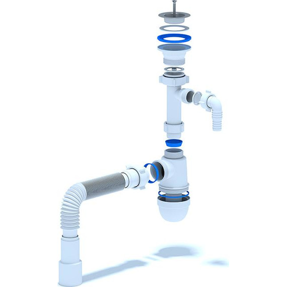 Сифон для умывальника Ани Пласт C1315 фото 2