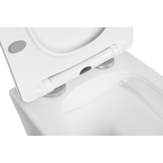 Унитаз подвесной безободковый AN Iron с крышкой микролифт - 9 Унитаз подвесной безободковый AN Iron с крышкой микролифт фото 9