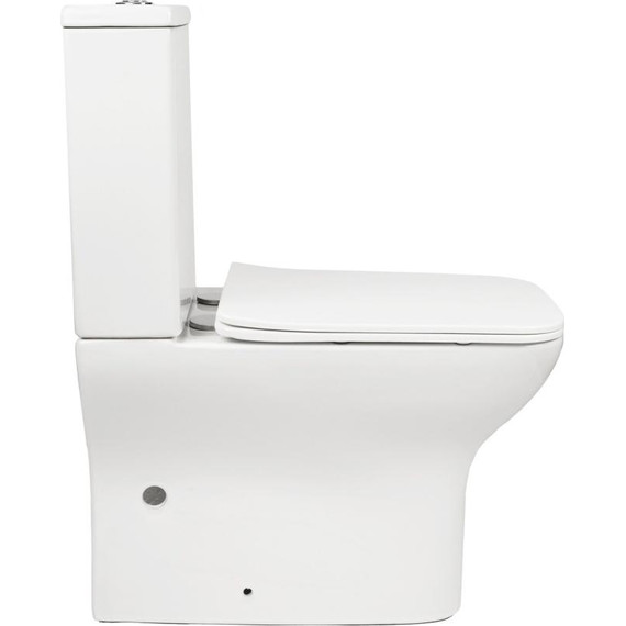 Унитаз-компакт безободковый AN Stone с крышкой микролифт фото 10