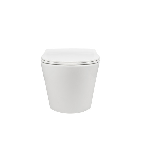 Инсталляция с подвесным безободковым унитазом AN Atria сиденье микролифт, крепление (система смыва Торнадо) фото 7