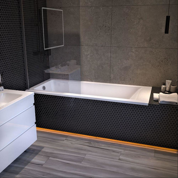 Ванна каменная Sole Gamma ТМ 180x80 см фото 3