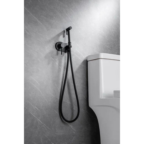 Набор для гигиенического душа Allen Brau Priority 5.31005-31 (со скрытой частью) чёрный матовый - 3 Набор для гигиенического душа Allen Brau Priority 5.31005-31 (со скрытой частью) чёрный матовый фото 3