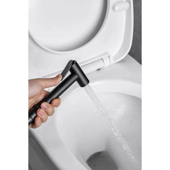 Набор для гигиенического душа Allen Brau Priority 5.31005-31 (со скрытой частью) чёрный матовый - 7 Набор для гигиенического душа Allen Brau Priority 5.31005-31 (со скрытой частью) чёрный матовый фото 7