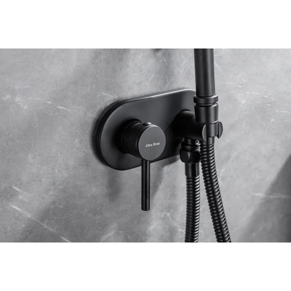 Набор для гигиенического душа Allen Brau Priority 5.31005-31 (со скрытой частью) чёрный матовый - 8 Набор для гигиенического душа Allen Brau Priority 5.31005-31 (со скрытой частью) чёрный матовый фото 8