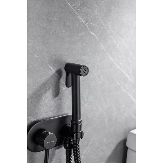 Набор для гигиенического душа Allen Brau Priority 5.31005-31 (со скрытой частью) чёрный матовый - 9 Набор для гигиенического душа Allen Brau Priority 5.31005-31 (со скрытой частью) чёрный матовый фото 9