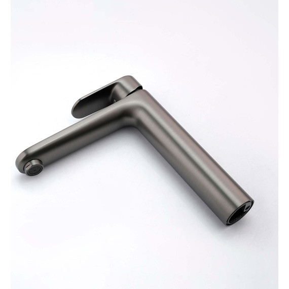 Смеситель для раковины высокий Aquatek Ника AQ1804BGM, оружейная сталь фото 2