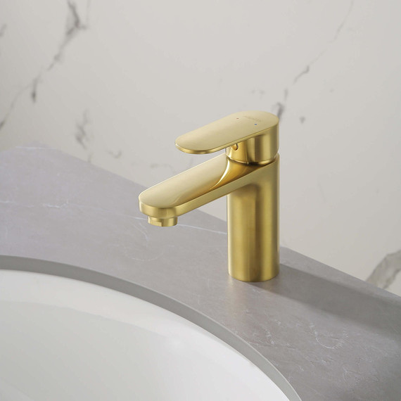 Смеситель для раковины Aquatek Ника AQ1810BG, золото - 6 Смеситель для раковины Aquatek Ника AQ1810BG, золото фото 6