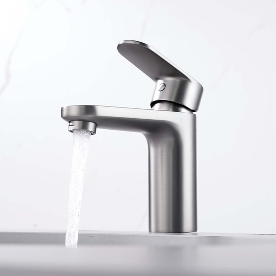 Смеситель для раковины Aquatek Ника AQ1810BGM, оружейная сталь - 7 Смеситель для раковины Aquatek Ника AQ1810BGM, оружейная сталь фото 7