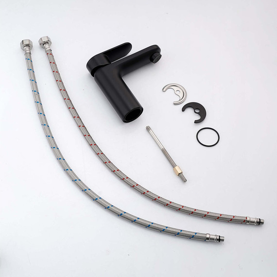 Смеситель для раковины Aquatek Ника AQ1810MB, чёрный матовый - 3 Смеситель для раковины Aquatek Ника AQ1810MB, чёрный матовый фото 3