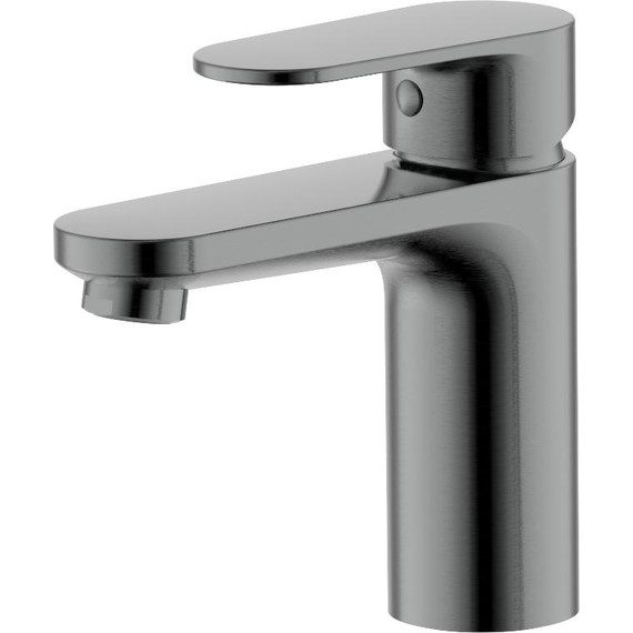 Смеситель для раковины с лейкой для биде Aquatek Ника AQ1812BGM, оружейная сталь - 2 Смеситель для раковины с лейкой для биде Aquatek Ника AQ1812BGM, оружейная сталь фото 2