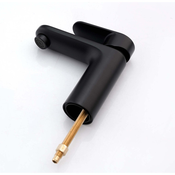 Смеситель для раковины с лейкой для биде Aquatek Ника AQ1812MB, чёрный матовый - 2 Смеситель для раковины с лейкой для биде Aquatek Ника AQ1812MB, чёрный матовый фото 2