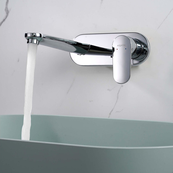 Смеситель для раковины настенный Aquatek Ника AQ1813CR фото 7