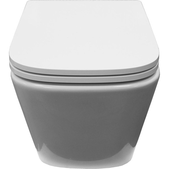 Унитаз подвесной безободковый Azario Armonia AZ-2403 с крышкой микролифт (Система смыва торнадо) фото 3