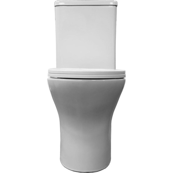 Унитаз-компакт безободковый Azario Tesoro AZ-8501 с крышкой микролифт (система смыва Торнадо) фото 11