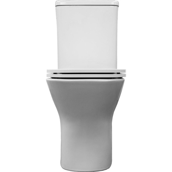 Унитаз-компакт безободковый Azario Milagro AZ-8502 с крышкой микролифт (система смыва Торнадо) фото 11