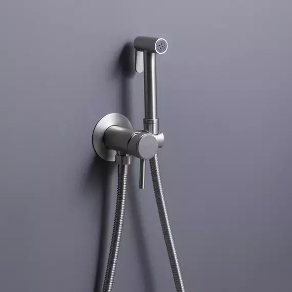 Набор для гигиенического душа Allen Brau Priority 5.31A29-BN (со скрытой частью) никель - 4 Набор для гигиенического душа Allen Brau Priority 5.31A29-BN (со скрытой частью) никель фото 4