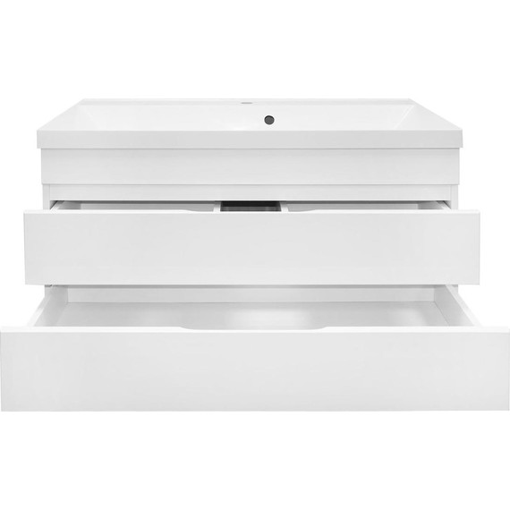 Тумба подвесная с раковиной Azario Эстима 100/2 100 см CS00094585 - 5 Тумба подвесная с раковиной Azario Эстима 100/2 100 см CS00094585 фото 5