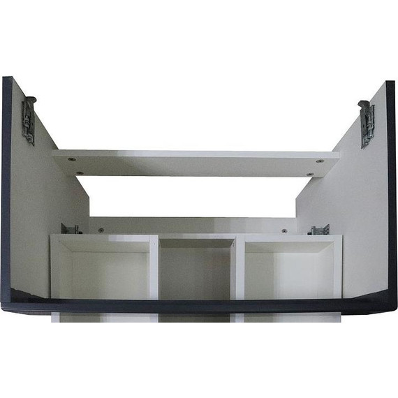 Тумба подвесная с раковиной Azario Эстима 60/2 60 см CS00094587, графит фото 5