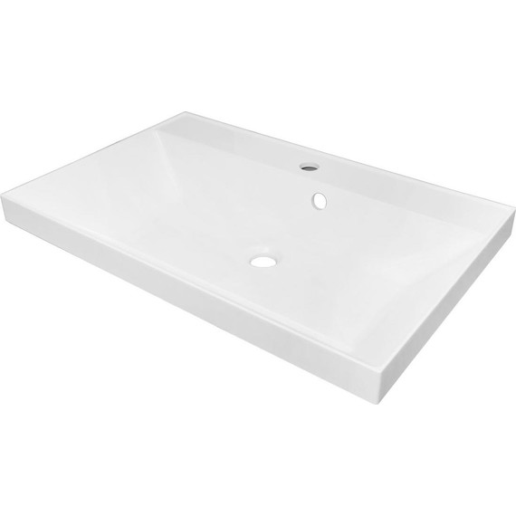 Тумба подвесная с раковиной Azario Эстима 80/2 80 см CS00094589, графит фото 2