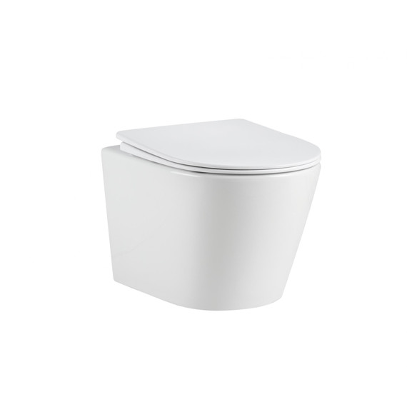 Унитаз подвесной безободковый Taliente Altamarea T3 AL65003 с крышкой микролифт (система смыва Торнадо) фото 2