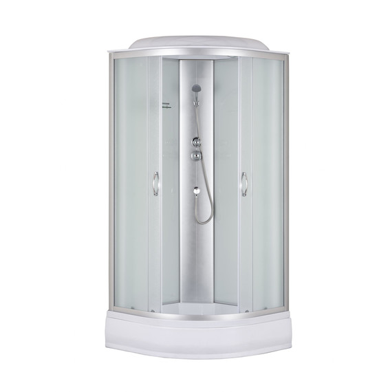 Душевая кабина Taliente 90x90 см TA-9091M, хром/матовое фото 