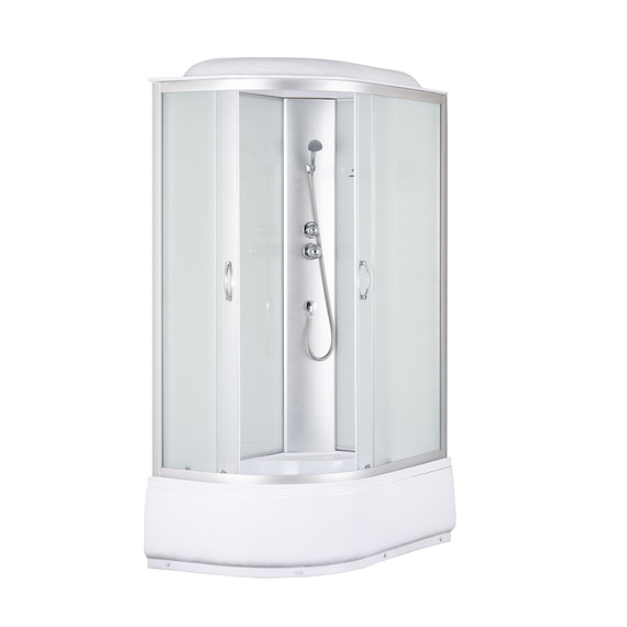 Душевая кабина Taliente 120x80 см TA-12080M(R), хром/матовое фото 