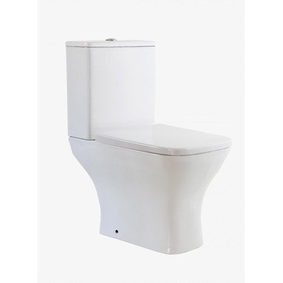 Унитаз-компакт безободковый Taliente Elegante Vortex EL45055 с крышкой микролифт (система смыва Торнадо) фото 2