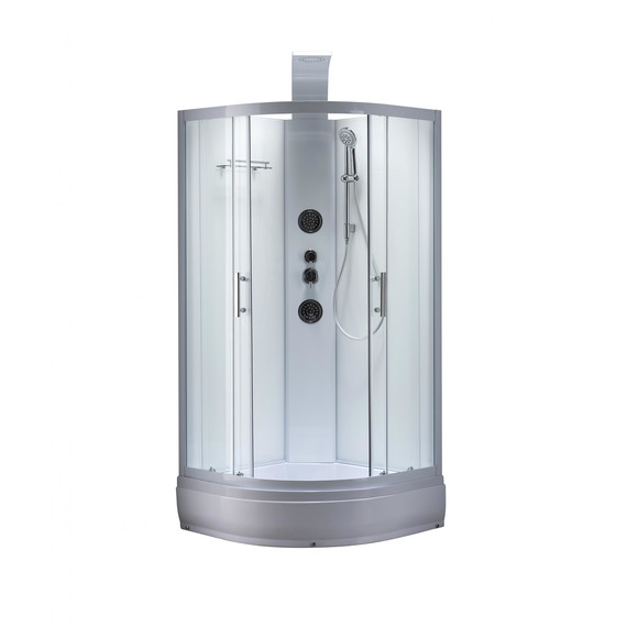 Гидробокс Taliente 100x100 см TA-100CW, белый/прозрачное фото 