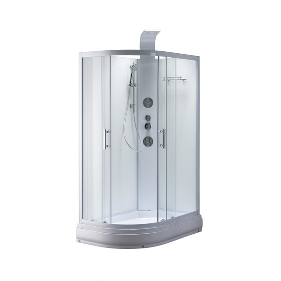 Гидробокс Taliente 120x80 см TA-128CW(R), белый/прозрачное фото 