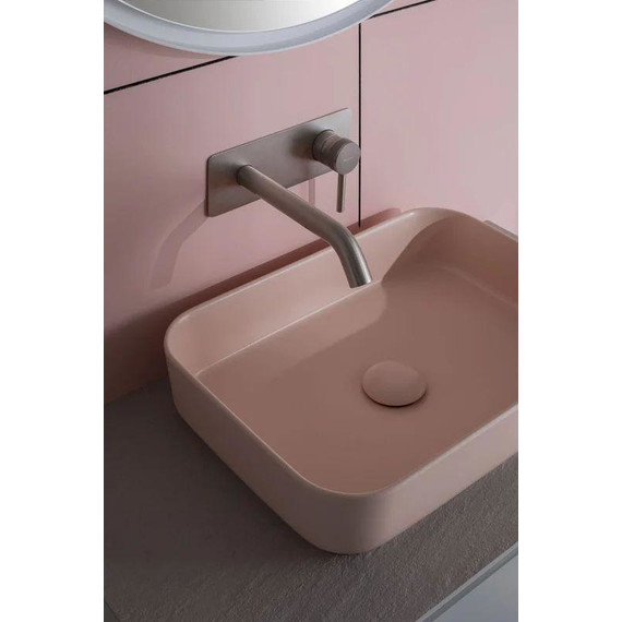 Смеситель для раковины настенный Allen Brau Priority 5.31003-BN (со скрытой частью) никель фото 2