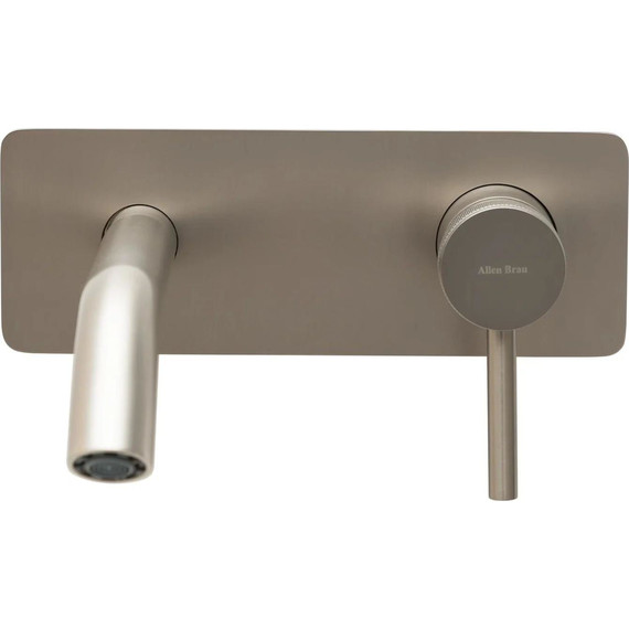 Смеситель для раковины настенный Allen Brau Priority 5.31003-BN (со скрытой частью) никель фото 6