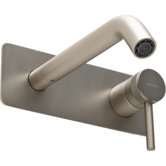 Смеситель для раковины настенный Allen Brau Priority 5.31003-BN (со скрытой частью) никель фото 7