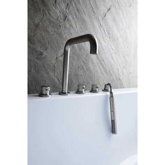 Смеситель для ванны Allen Brau Priority 5.31007-BN, никель фото 2