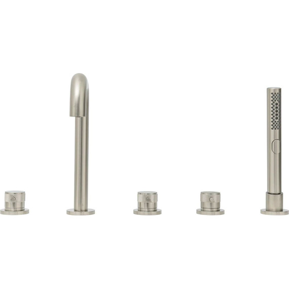 Смеситель для ванны Allen Brau Priority 5.31007-BN, никель фото 5