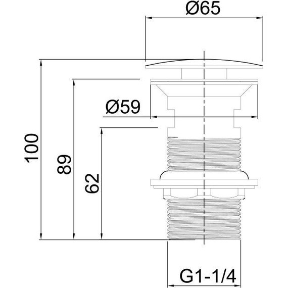 Донный клапан Allen Brau Priority 5.31024-BN, никель фото 2