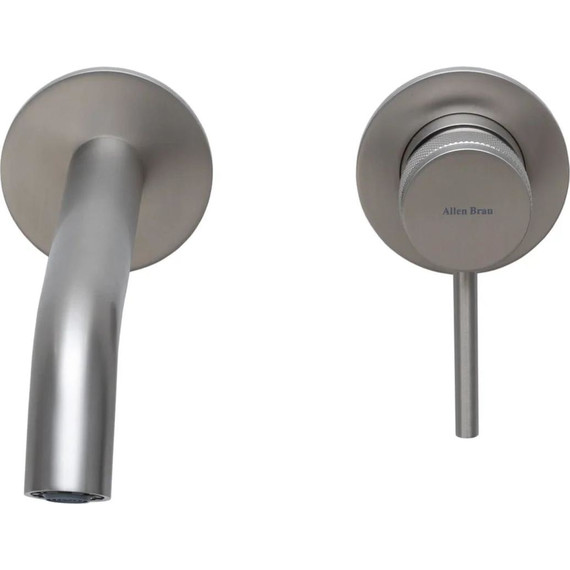Смеситель для раковины настенный Allen Brau Priority 5.31030-BN (со скрытой частью) никель фото 8