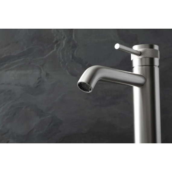 Смеситель для раковины высокий Allen Brau Priority 5.31A02-BN, никель фото 4