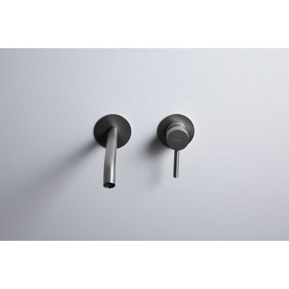 Смеситель для раковины настенный Allen Brau Priority 5.31A03-BN (со скрытой частью) никель фото 2