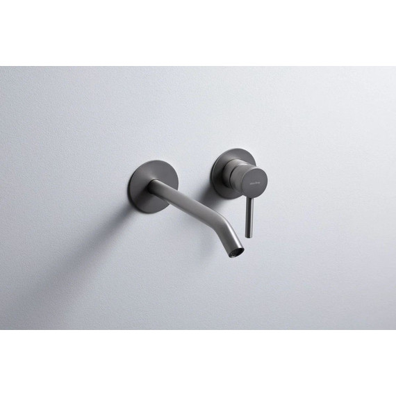 Смеситель для раковины настенный Allen Brau Priority 5.31A03-BN (со скрытой частью) никель фото 3