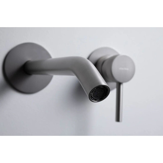 Смеситель для раковины настенный Allen Brau Priority 5.31A03-BN (со скрытой частью) никель фото 7