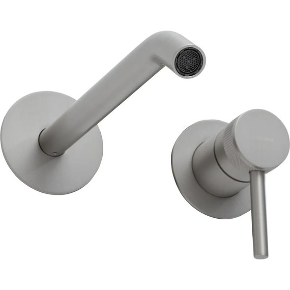 Смеситель для раковины настенный Allen Brau Priority 5.31A03-BN (со скрытой частью) никель фото 8