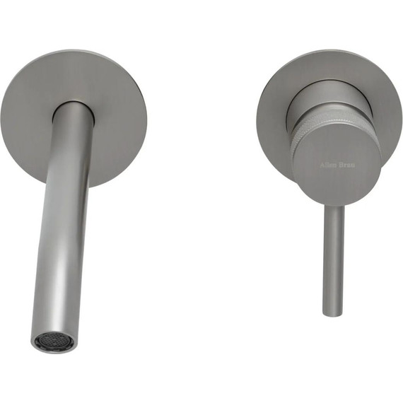 Смеситель для раковины настенный Allen Brau Priority 5.31A03-BN (со скрытой частью) никель фото 9