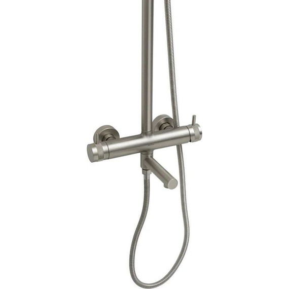 Душевая стойка Allen Brau Priority 5.31A10-BN, никель - 3 Душевая стойка Allen Brau Priority 5.31A10-BN, никель фото 3